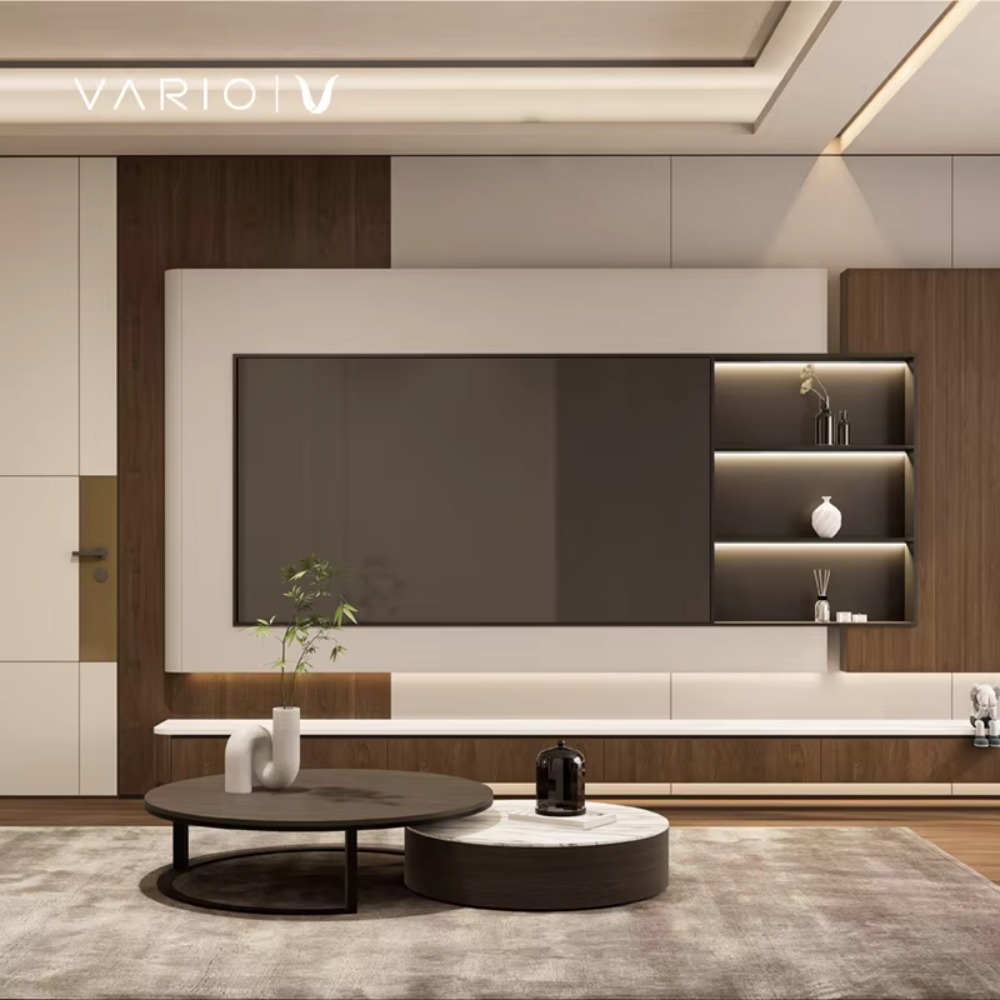 Interior Design Tv Room - Kustomisasi TV Cabinet VARIO untuk Seluruh
