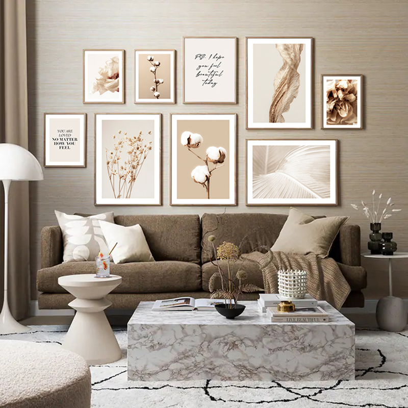 Interior Design Studio - Boho Gambar Bunga untuk Desain Rumah