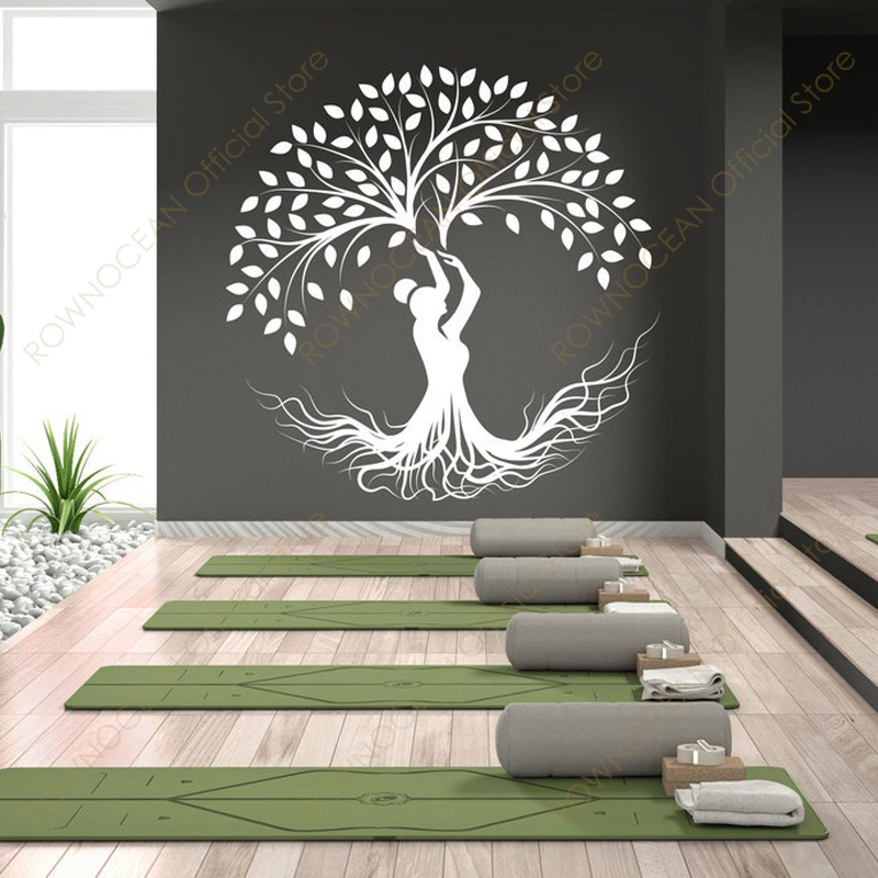 Interior Design Studio - Desain Kreatif Stiker Dinding Pohon Yoga