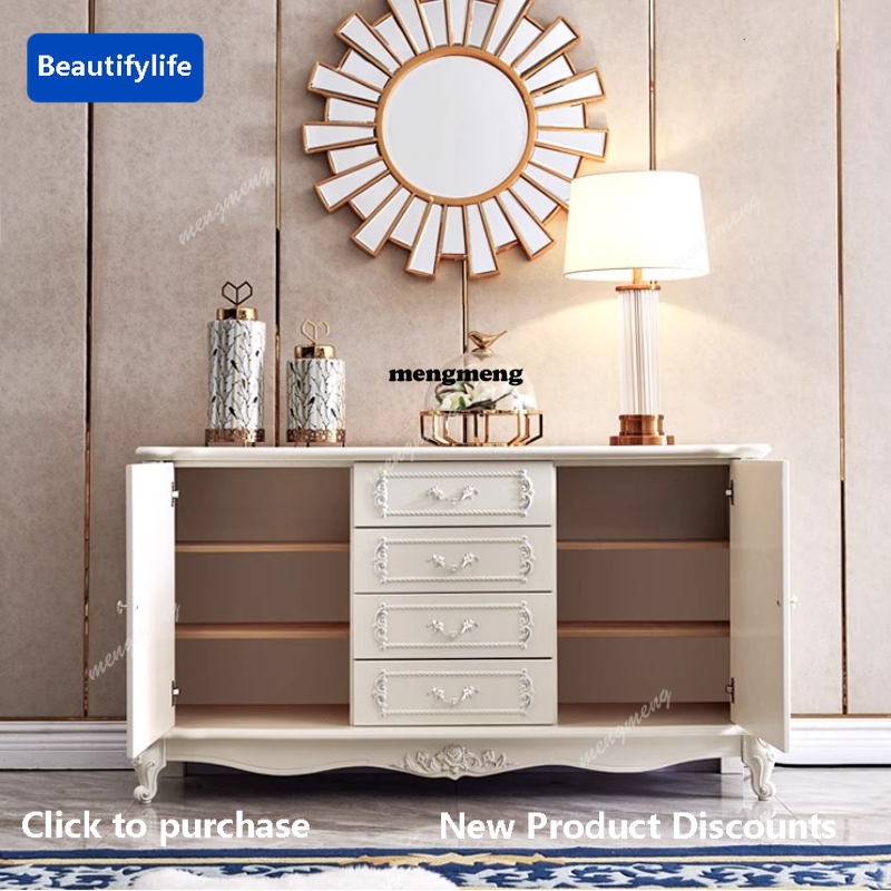 Interior Design White And Wood - Lemari ruang tamu putih Nordik F85