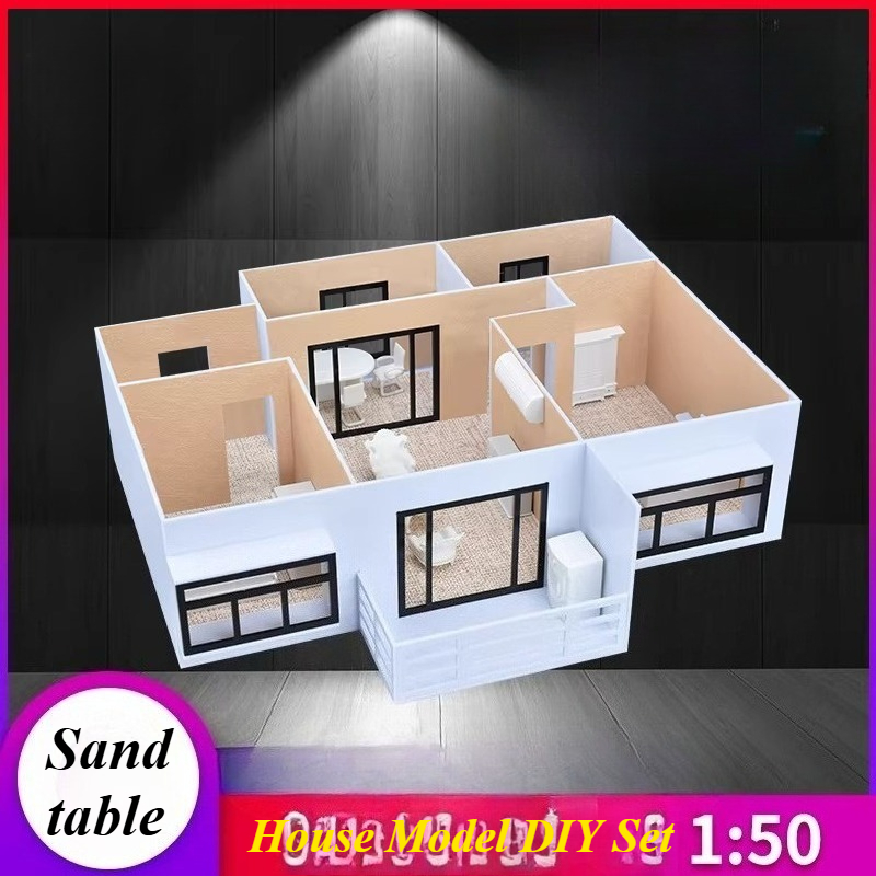 Interior Design Studio - Kit Model Desain Interior Diorama Meja