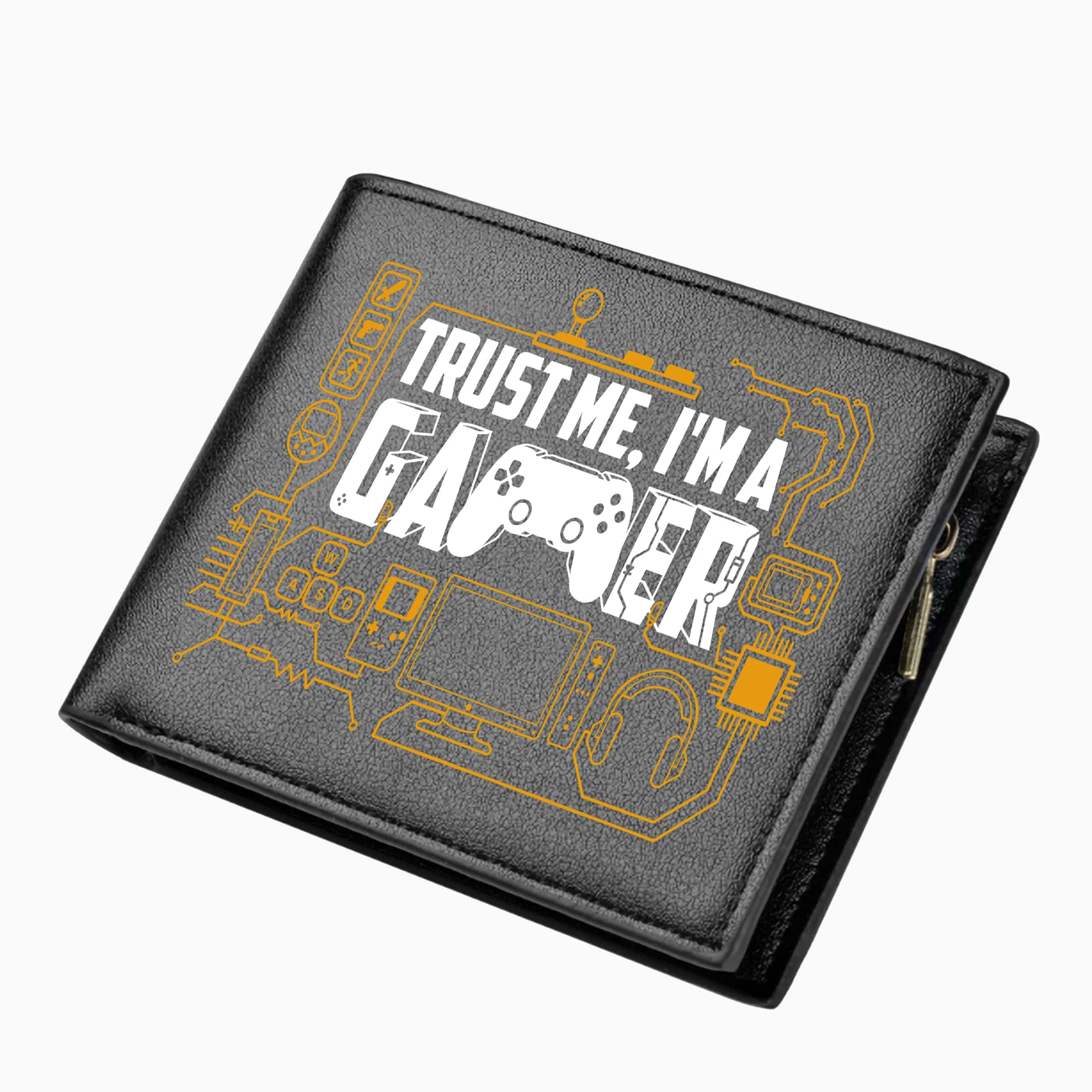Interior Design Id - Dompet Mewah Pendek Kulit PU Hitam