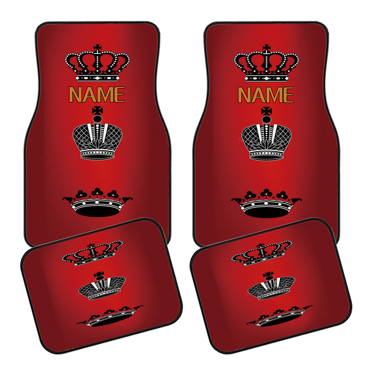Interior Design Name - 4 Buah Karpet Lantai Mobil Nama