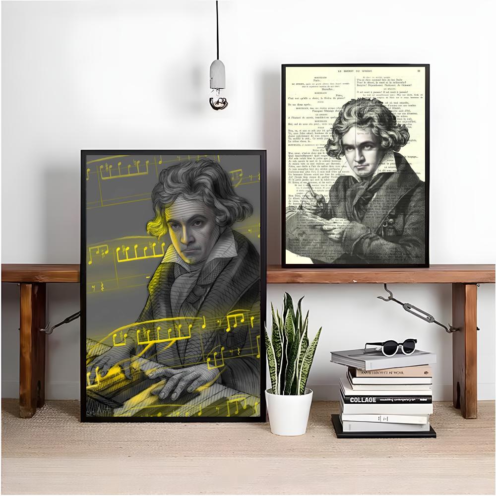 Poster Musik Klasik M-Mozart S - Interior Design Studio ulasan dan harga