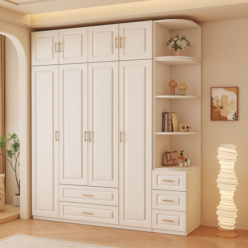 Lemari Pakaian Putih Krim Akse - Interior Design White And Wood ulasan dan harga