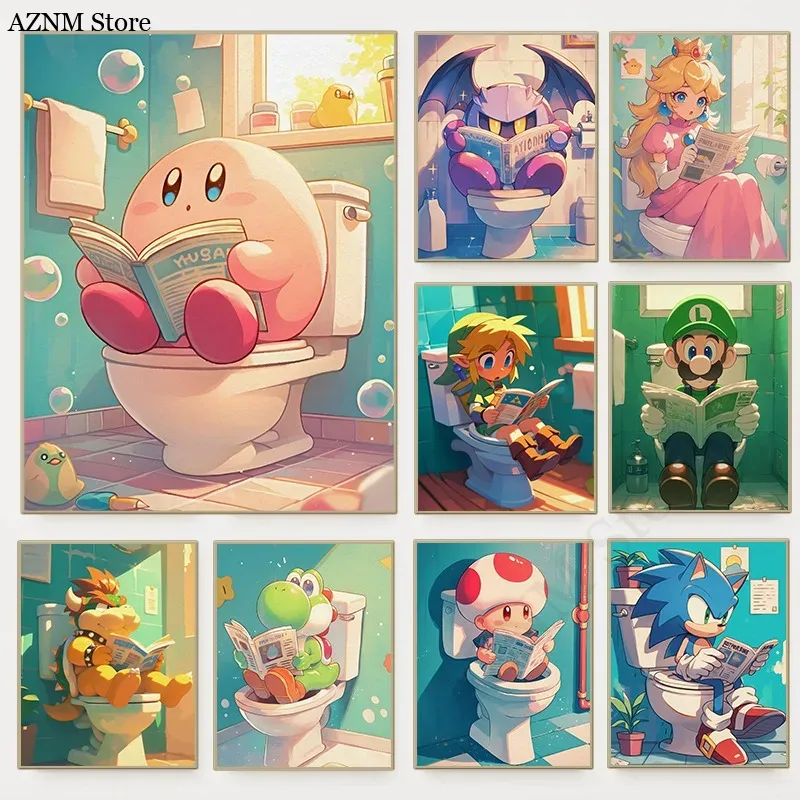 Poster Video Game Kartun Kamar - Interior Design Game ulasan dan harga