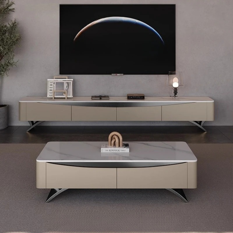 Meja TV Mewah Vintage Desainer - Interior Design Tv Room ulasan dan harga