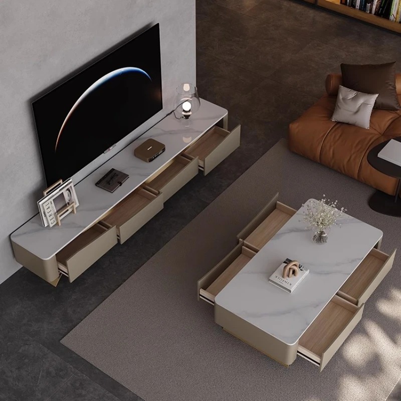 Meja TV Mewah Vintage Desainer - Interior Design Tv Room ulasan dan harga