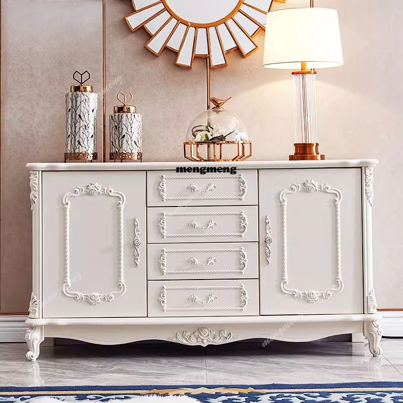 Lemari ruang tamu putih Nordik - Interior Design White And Wood ulasan dan harga