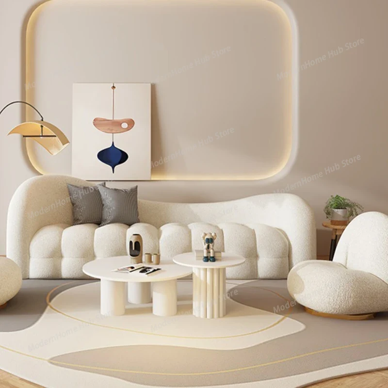 Sofa Ruang Tamu Warna Krem Put - Interior Design White And Wood ulasan dan harga