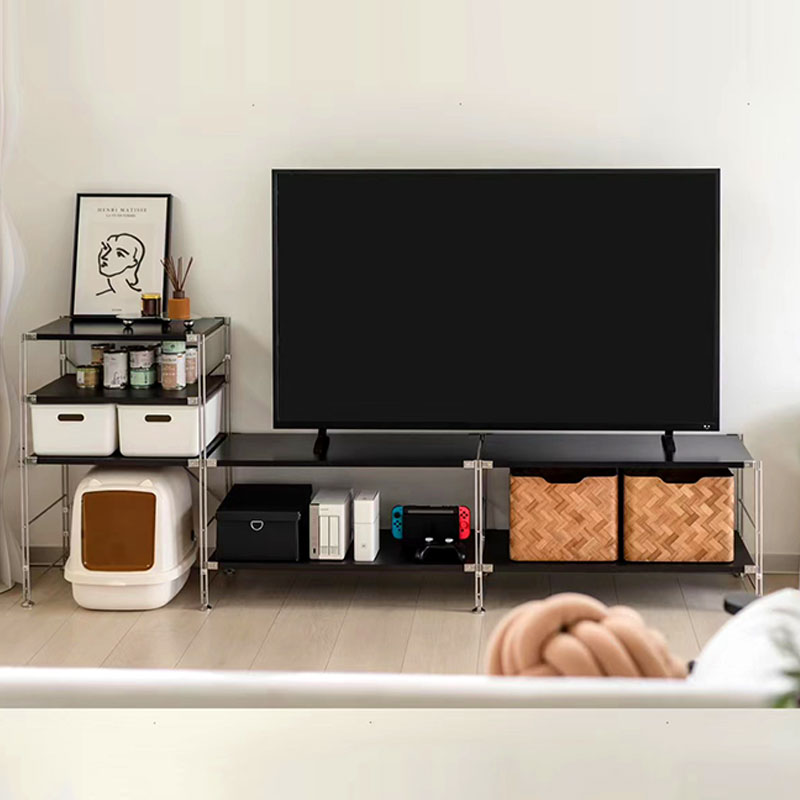 Lemari TV Mewah Interior Hitam - Interior Design Tv Room ulasan dan harga