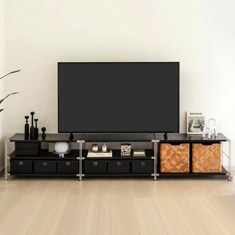 Lemari TV Mewah Interior Hitam - Interior Design Tv Room ulasan dan harga