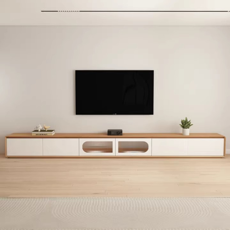 Aksesoris Desainer Lemari TV D - Interior Design White And Wood ulasan dan harga