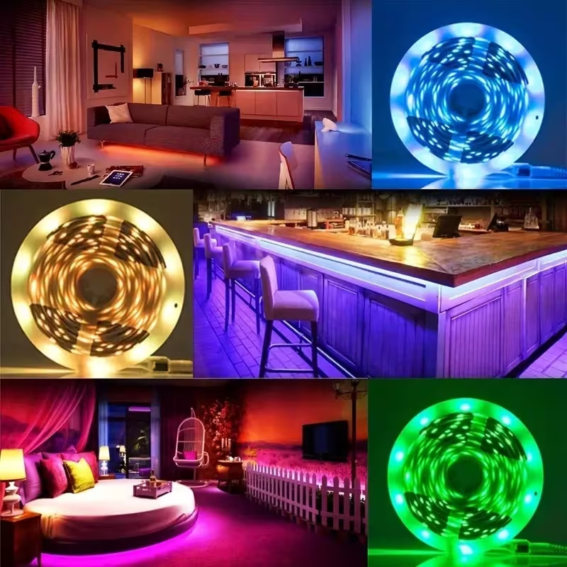 Strip Lampu LED RGB 1-20M deng - Interior Design Tv Room ulasan dan harga