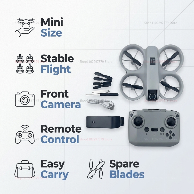 Drone Mini dengan Kamera HD 8K - Interior Design Game ulasan dan harga
