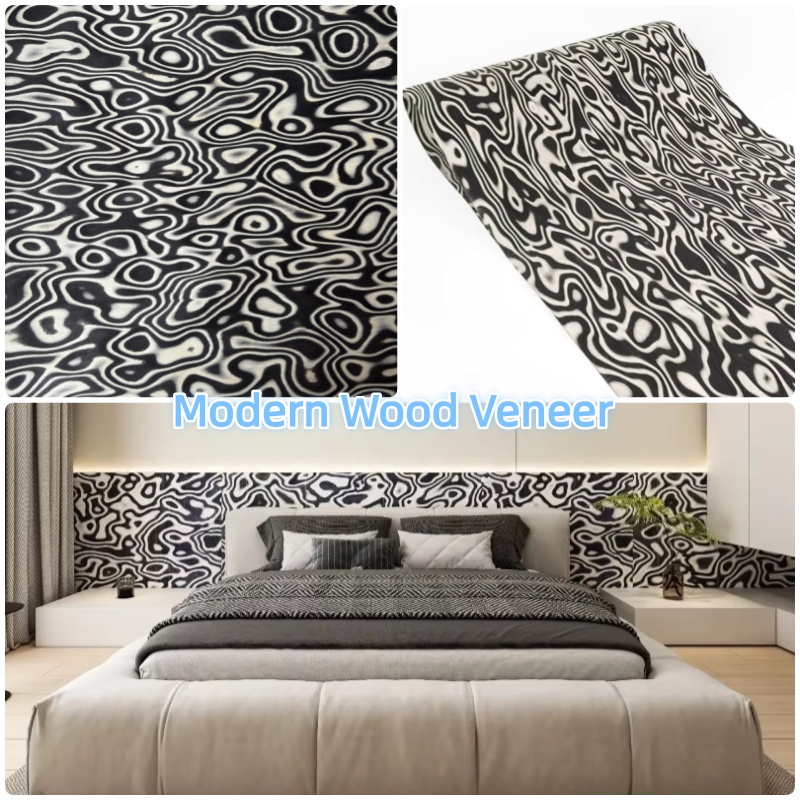 Lembaran Veneer Kayu Grafis Hi - Interior Design White And Wood ulasan dan harga