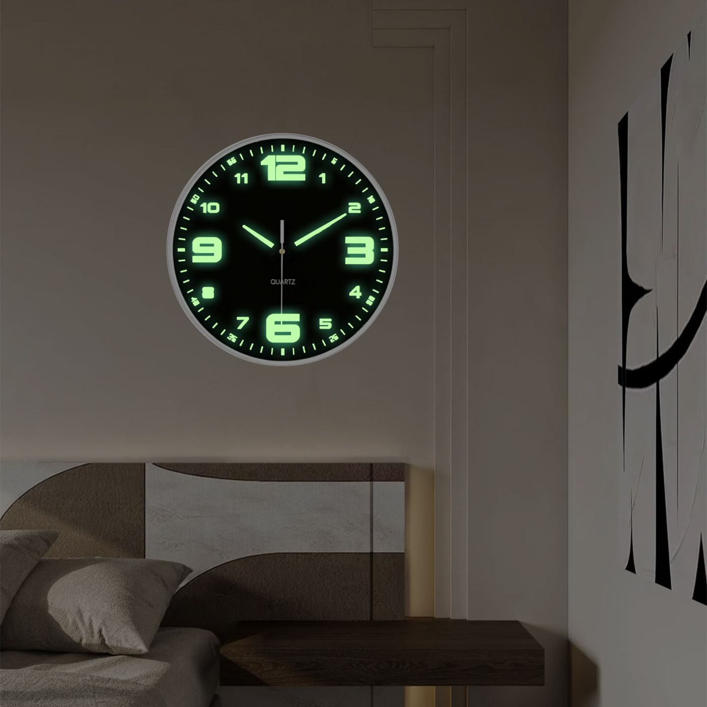 Jam Dinding Bercahaya Baru 202 - Interior Design Studio ulasan dan harga