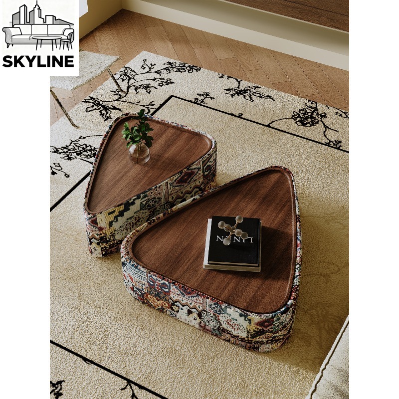 Meja Kopi Sudut Segitiga Geome - Geometric Shelf Triangle ulasan dan harga
