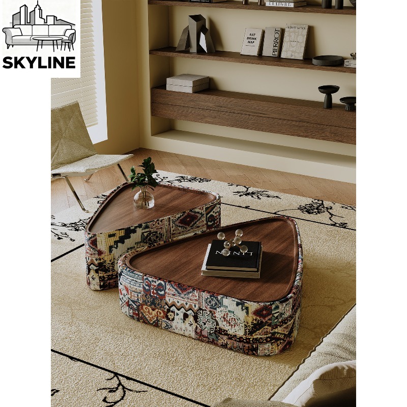Meja Kopi Sudut Segitiga Geome - Geometric Shelf Triangle ulasan dan harga