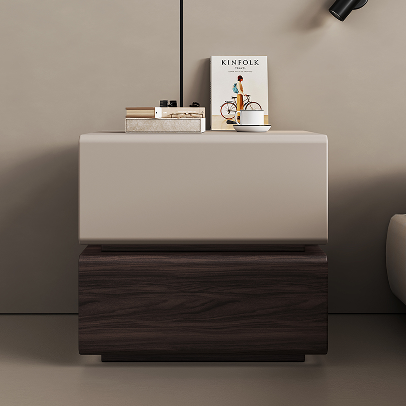 Meja Samping Tempat Tidur Puti - Interior Design White And Wood ulasan dan harga