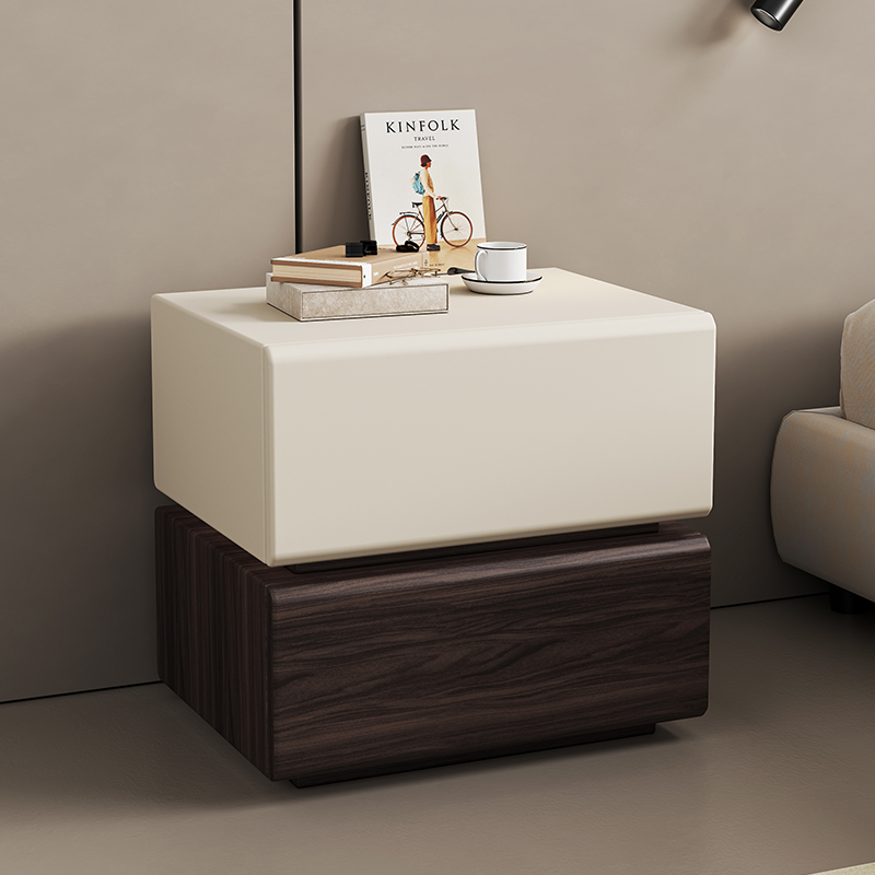 Meja Samping Tempat Tidur Puti - Interior Design White And Wood ulasan dan harga