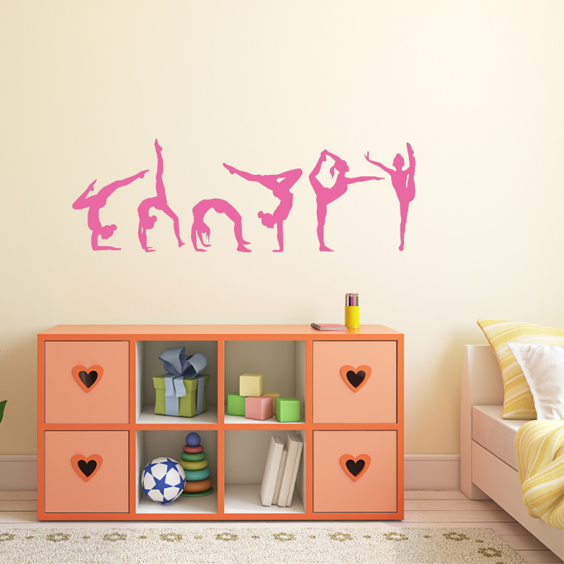 Set 6 Stiker Dinding Senam Pes - Interior Design Studio ulasan dan harga