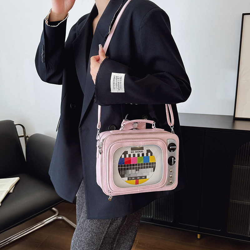 Tas Selempang Lucu TV Vintage  - Interior Design Tv Room ulasan dan harga