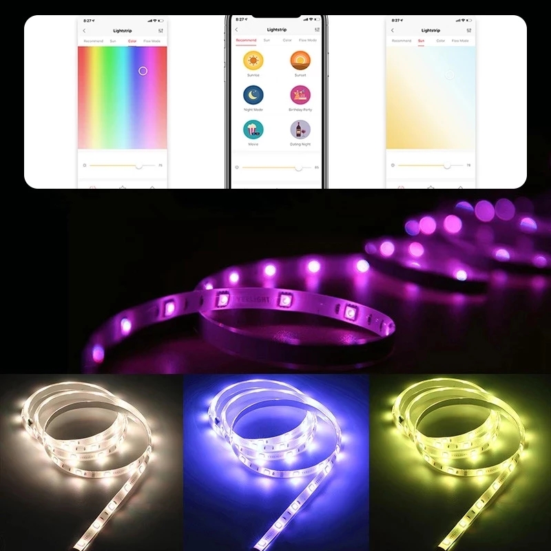 Yeelight lampu Strip pintar LE - Yeelight Light Lightstrip ulasan dan harga