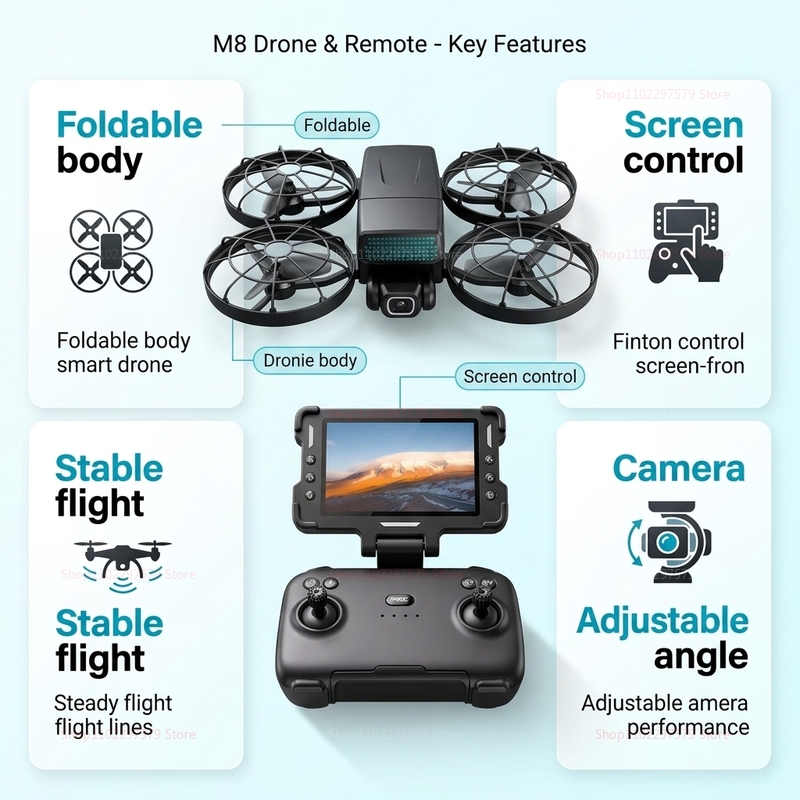 Drone Baru M8 GPS 8K Profesion - Interior Design Game ulasan dan harga
