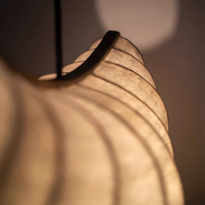 Lampu Gantung Desainer Sutra K - Interior Design White And Wood ulasan dan harga