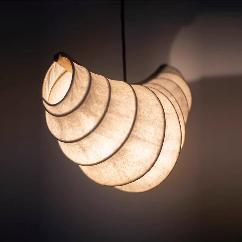 Lampu Gantung Desainer Sutra K - Interior Design White And Wood ulasan dan harga