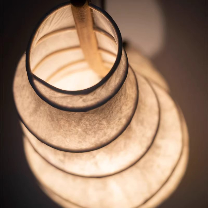 Lampu Gantung Desainer Sutra K - Interior Design White And Wood ulasan dan harga