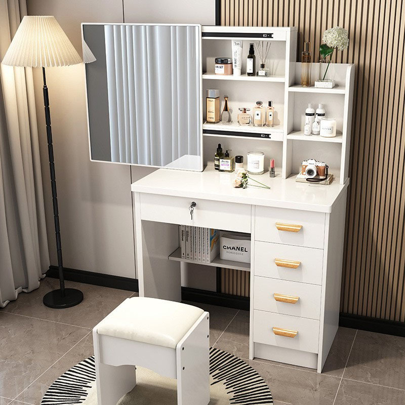 Desain Meja Rias Estetika Mode - Interior Design White And Wood ulasan dan harga