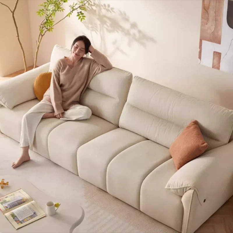 Sofa Ruang Tamu Desain Interio - Interior Design White And Wood ulasan dan harga